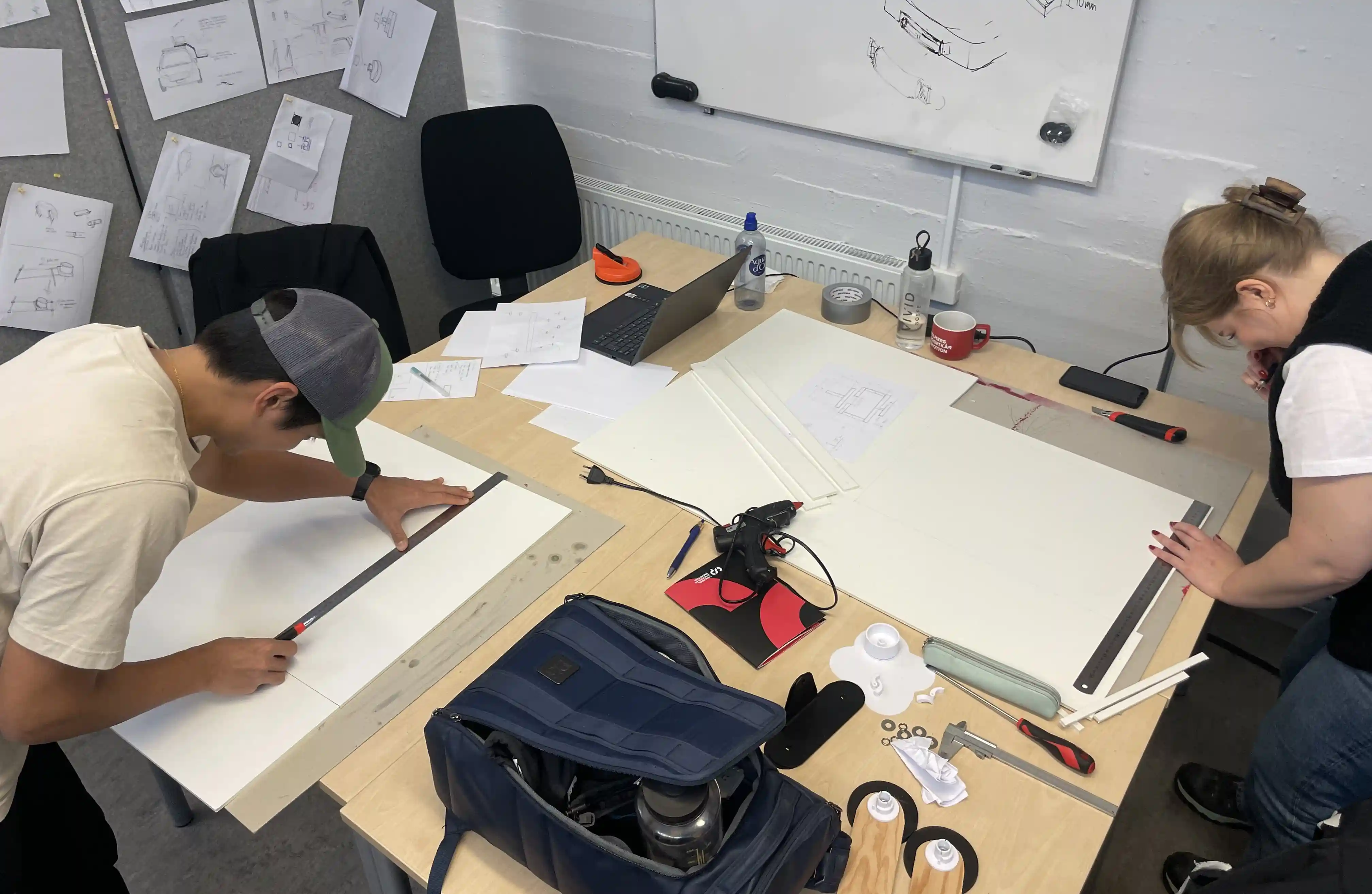 Exploded view of adapter